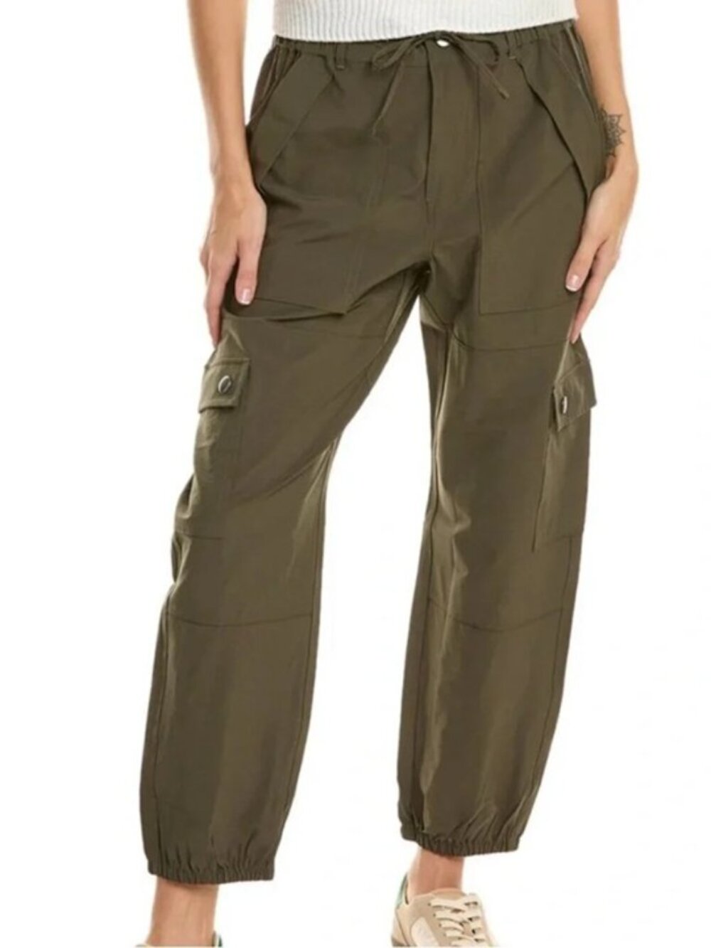 EUC CAbi Olive Quantum Cargo Pants, sz M